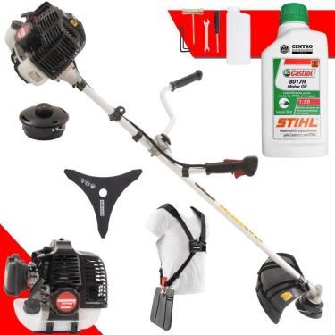 Imagem de Roçadeira Profissional Com ÓLEO STIHL KW52-LE KW52LE KW52 Kawashima À Gasolina 2T 52cc 2,5HP Alta Performance e Potência