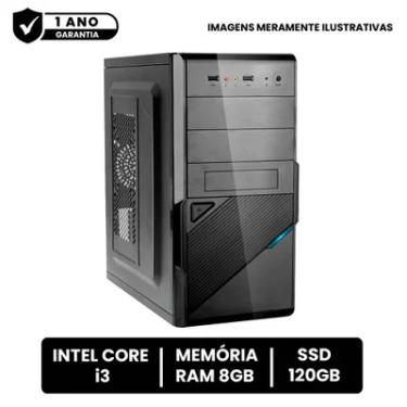 Imagem de Computador Bestpc, Intel Core I3 8GB, SSD 120GB, Linux