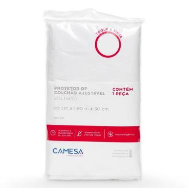 Imagem de Protetor de Colchão Queen com Elástico Malha Impermeável Camesa