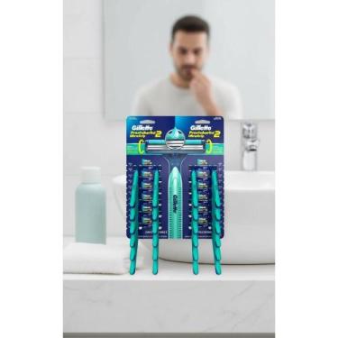 Imagem de Aparelho Barbear Cabeça Móvel C/24 Lâminas Duplas - Congratulations St