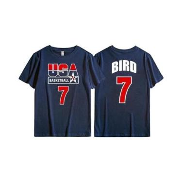 Imagem de Camiseta Masculina Retrô Esportiva Casual Para Treino De Basquete, Sec