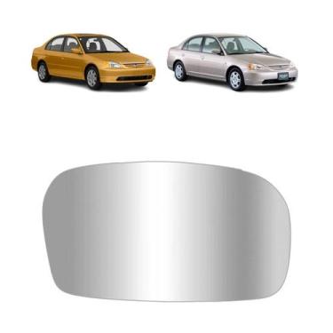 Imagem de Refil lente espelho retrovisor civic 2002 a 2005 lado direito - RETROP