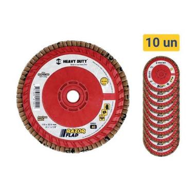 Imagem de Disco razor-flap 4.1/2 grana 60 - 10 pc