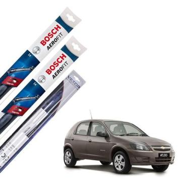 Imagem de Kit palheta Limpador Parabrisa GM Celta 2011 2012 2013 - Bosch - Vetor