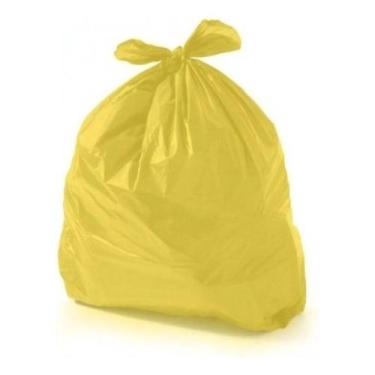 Imagem de Saco Amarelo Para Lixo 60 Litros (400 Unds) Coleta Seletiva - Higipack