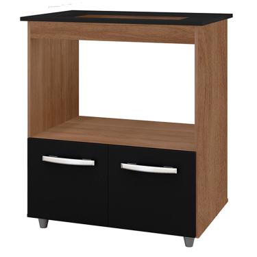 Imagem de Balcao Para Cooktop 5 Bocas Elisa Mobbs Savana Preto