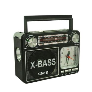 Imagem de Radio Relogio Portatil Multi Band 2 Bivolt - Keedi, Preto