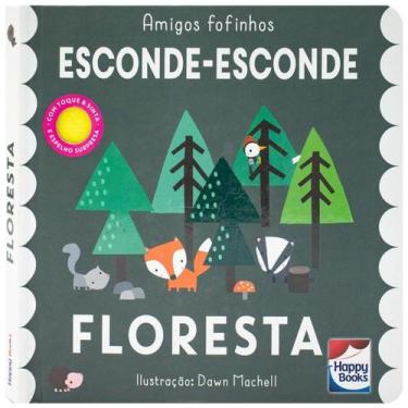 Imagem de Livro Infantil Amigos Fofinhos Esconde-esconde Floresta - Happy Book