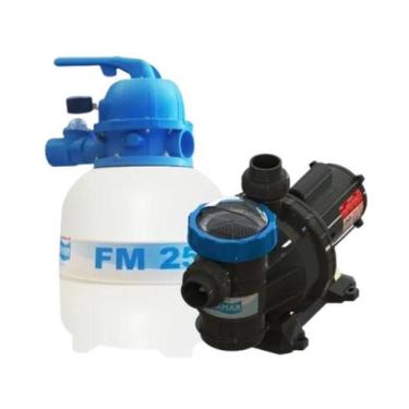 Imagem de Kit Para Piscina Sodramar Bomba BM-25 1/4cv Monofásico 127/220V + Filt