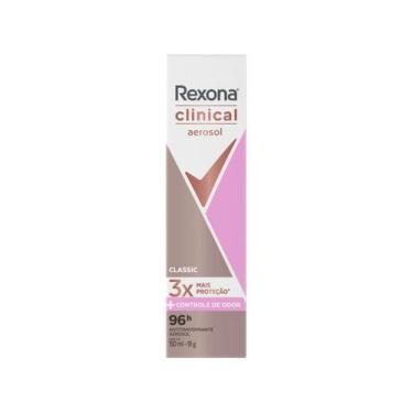 Imagem de Desodorante Antitranspirante Aerossol Rexona Feminino Clinical Clean 1