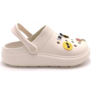 Imagem de Babuche Feminino Moleca 5832.101, Branco off, 34