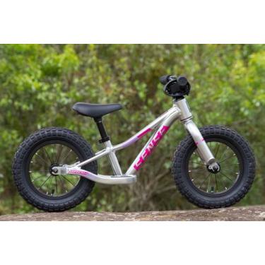 Imagem de Bicicleta Sense Grom 2023 Aro 12, Prata com rosa
