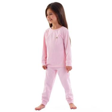 Imagem de Pijama Térmico Infantil Energy Thermo Dry Rosa Claro Up Baby, 2