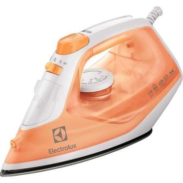 Imagem de Ferro de passar roupas a vapor electrolux 1200w, Laranja, 220V