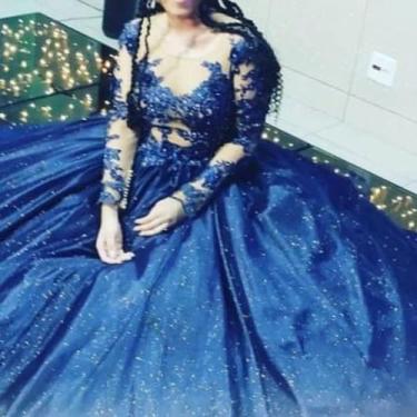 Imagem de Vestido para Debutantes - Propria, Dourado, P e M