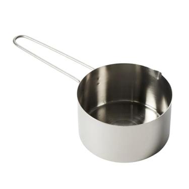 Imagem de American Metalcraft MCW125 Copo de medição de aço inoxidável, cabo de arame, copo de 3,8 cm