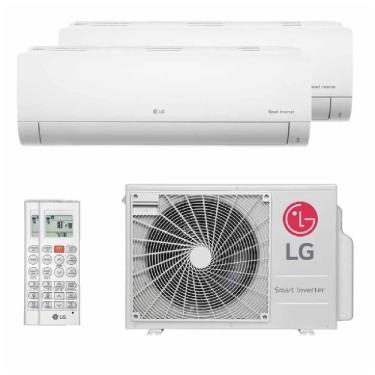 Imagem de Ar Condicionado Multi Bi Split Inverter LG 18000 BTUs 1X9000 + 1X12000 Quente e Frio 22...
