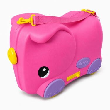 Imagem de Malinha Infantil JumboBaby Elefantinho Rosa Resistente de Bordo para V
