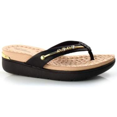 Imagem de Tamanco Anabela Feminino Modare 7151.115.21736, Preto, 35