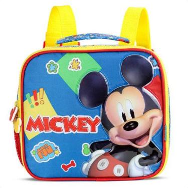 Imagem de Lancheira Escolar Mickey Y Xeryus Azul/amarelo - Azul/Amarelo