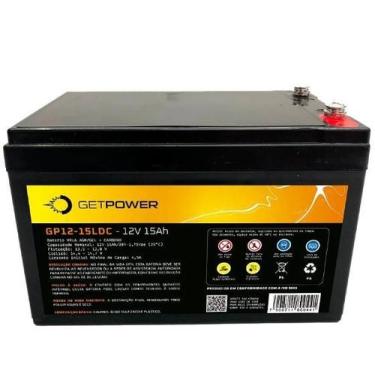 Imagem de BATERIA SELADA 12V 15ah GETPOWER  VRLA AGM