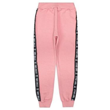 Imagem de Calça Infantil feminina de moletom Lissa moda infantil TAM P