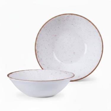 Imagem de Bowl Tigela Cumbuca Rustico Marrom 665ml Caldo Sopa Porcelana Tramonti