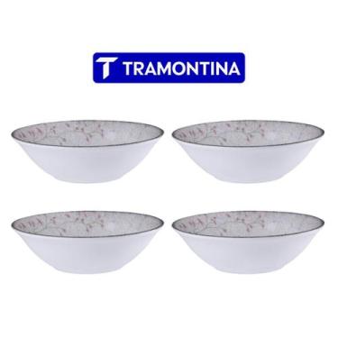 Imagem de Conjunto 4 Tigelas Bowls Floralis Porcelana 18 cm Tramontina