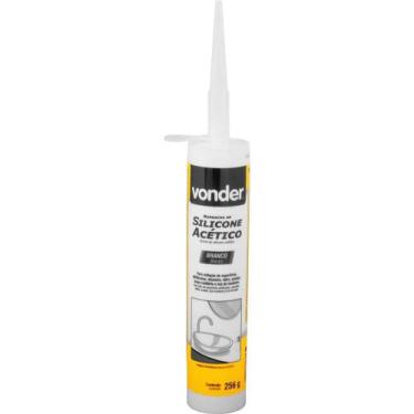 Imagem de Borracha silicone acetico 256g branco vonder