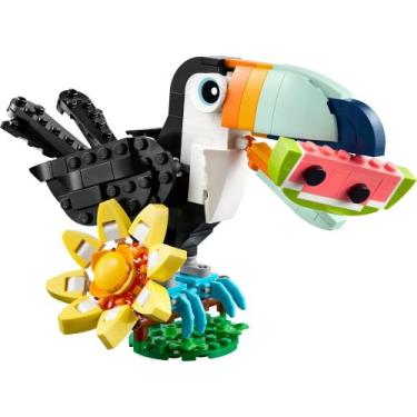 Imagem de LEGO Creator 3 em 1 - Animais selvagens: Tucano tropical