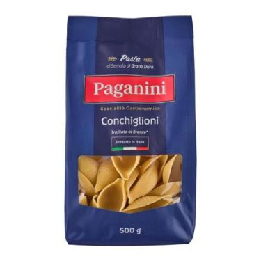 Imagem de Massa de Sêmola Formato De Concha Conchiglioni Paganini 500g