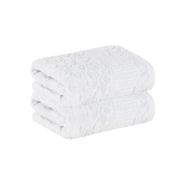 Imagem de Kit 2x Toalha Lavabo Lollipop 100% Algodão Cinza Buddemeyer