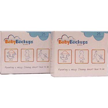 Imagem de Almofadas Extensoras para Fraldas BabyBackups Pacote com 50 Unidades H