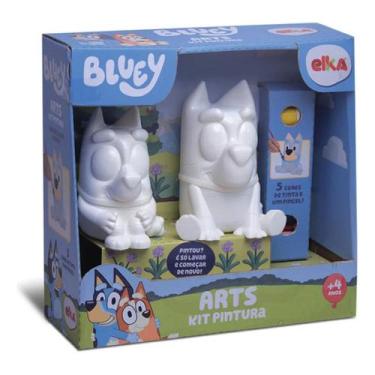 Imagem de Brinquedo Bluey E Bingo Para Pintar Arts Kit Pintura Elka