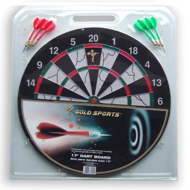 Imagem de Jogo Dardo Gold Sports 17"  c/6 setas 08g-Unissex