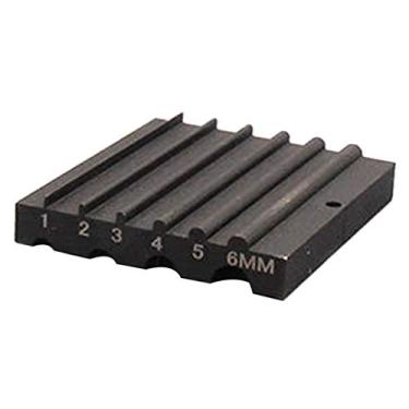 Imagem de shamjina Ferramenta de couro feita à mão, ferramentas de reparo dupla face de aço para afiar