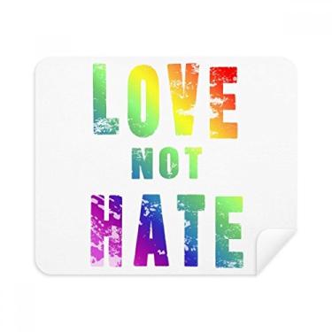 Imagem de Pano de limpeza LGBT bandeira gay arco-íris limpador de tela 2 peças tecido de camurça