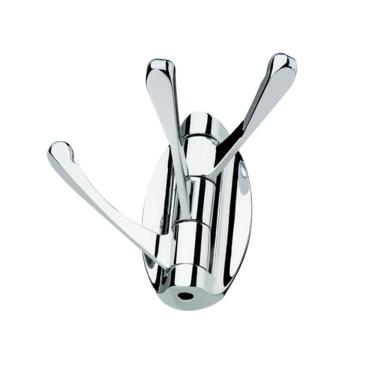 Imagem de Cabide 3 Ganchos p/ Banheiro 3,1cm Cromado Italy Line 1017S CR
