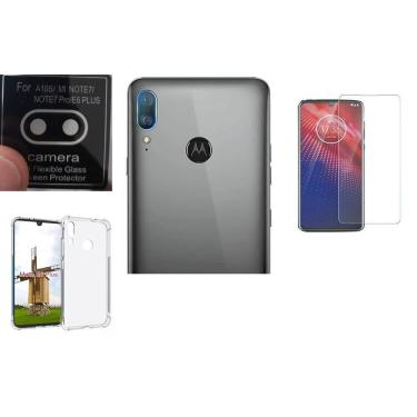 Imagem de Película De Nano Gel Motorola Moto E6 Plus + Película Da Lente + Capa Reforçada