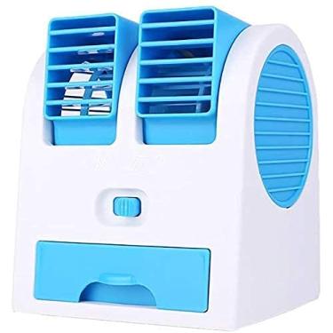 Imagem de LILIANG- - Refrigeradores evaporativos eletrodomésticos Mini Ar Condicionado de Palma, Refrigeração USB Sem Folhas Ventilador/Estudante Portátil, Escritório, Pequeno Ventilador Elétrico (Cor: C) (Cor: B) (Cor: C) BMZDLFJ-1