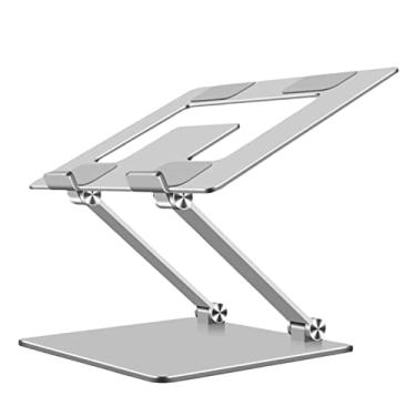 Imagem de Suporte ajustável para notebook MaxBook Air Pro dobrável liga de alumínio portátil para tablet suporte de resfriamento para laptop