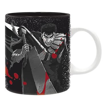 Imagem de ABYstyle Berserk Guts & Griffith Caneca de cerâmica para chá de café 325 ml. Anime Mangá Drinkware Lava-louças Seguro para micro-ondas Casa e Cozinha Presente Essencial