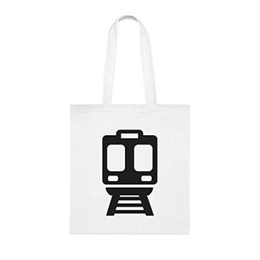 Imagem de Sacola de vetor de trem, presente de vetor de trem, bolsa de ombro de vetor de trem, bolsas reutilizáveis de vetor de trem, ideia de presente de cesta de natal de aniversário, presente