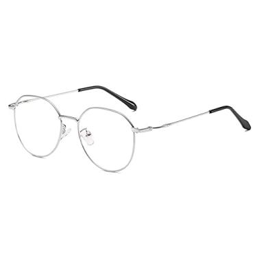 Imagem de Óculos de designer feminino moda vintage transparente anti azul claro armação de óculos de luxo, 4, tamanho único