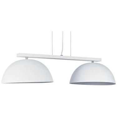 Imagem de Pendente Duplo Redondo 2 Lâmpadas Pantoja & Carmona, 60w 220v Branco