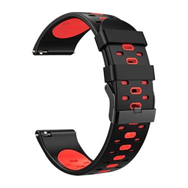 Imagem de ADAARA Pulseira de relógio inteligente de silicone de 22 mm para Huawei Watch GT3 GT 3 46mm pulseiras de pulso GT 2 GT2 Pro acessórios de pulseira (cor: estilo D, tamanho: 22mm universal)