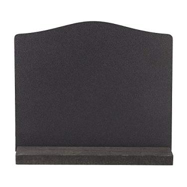 Imagem de 4 pçs mini quadro-negro mensagem mensagem suporte de exibição com base dupla face preto aviso quadro-negro para festas de aniversário placas de mensagens e decoração de eventos