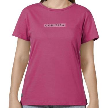 Imagem de Camiseta Pro Tork Feminina Alma Meia Malha Coritiba Rosa (V23.A.83111)