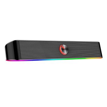 Imagem de Soundbar Gamer Redragon Adiemus - 6W - LED RGB - Conector P2 e Energia USB - GS560