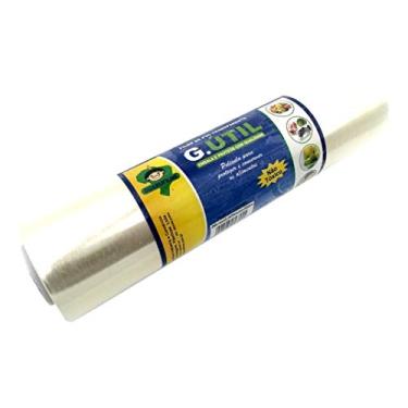 Imagem de Rolo Bobina Papel Filme Plástico Pvc 28cm X 300m Guarufilme